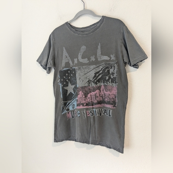 ACL Austin City Limits Music Festival 2022 Lineup T-Shirt Distressed Novelty - Picture 3 of 7
